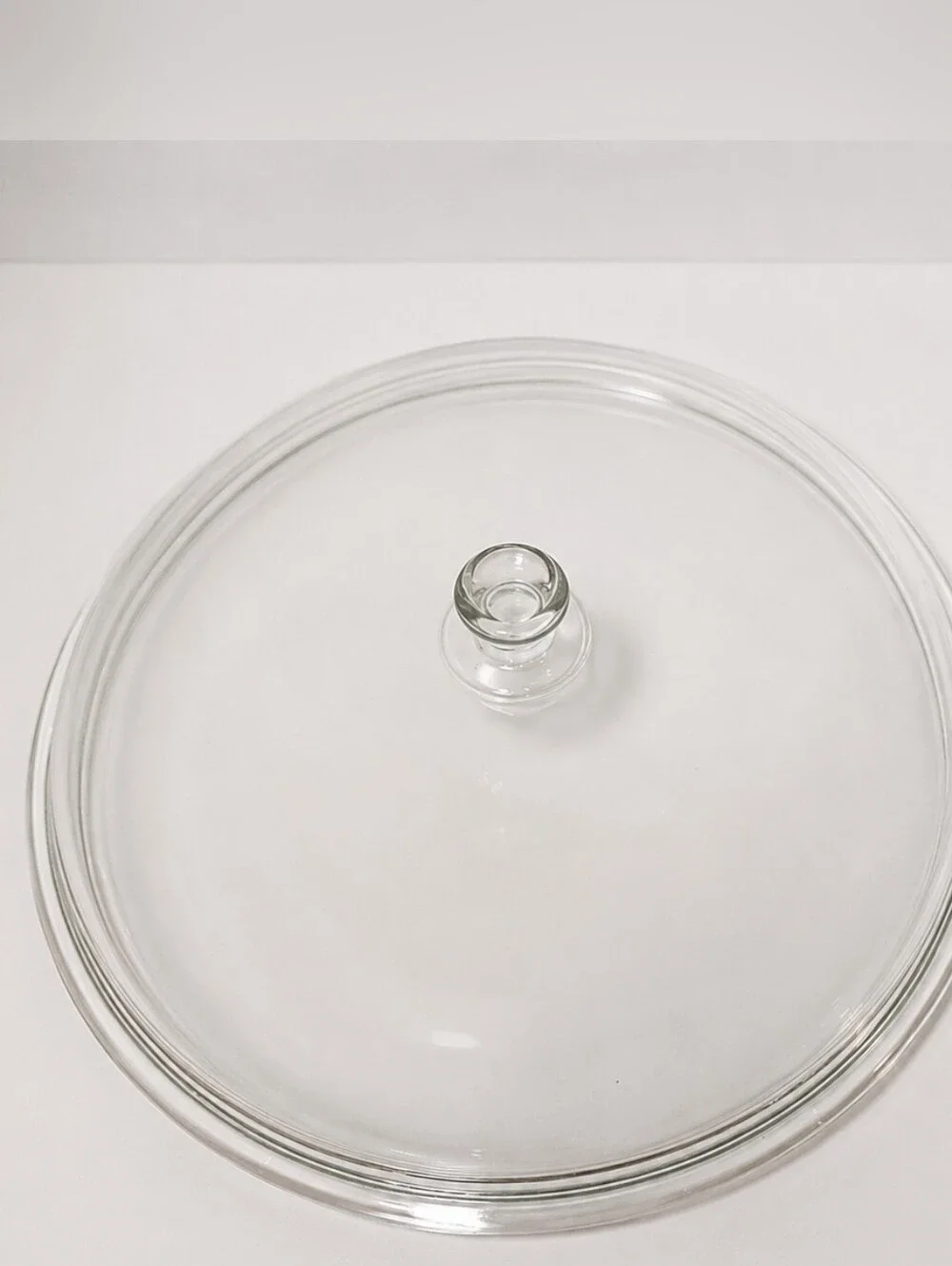 Princess House Nouveau 6 Quart Dutch Oven Glass Lid White Casserole